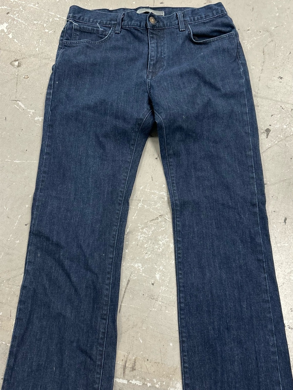 Lucchese Men's Dark Blue Slim Straight Jeans